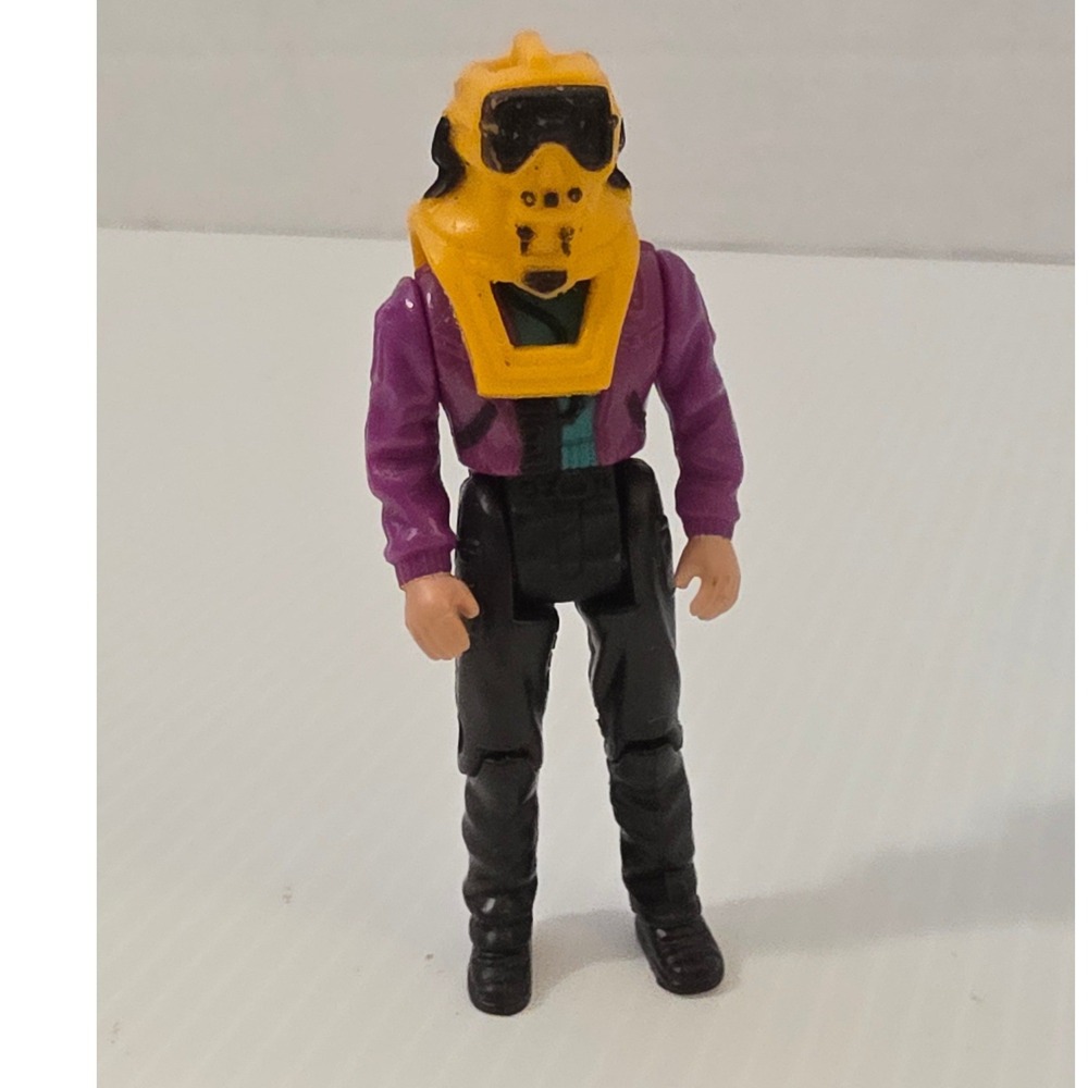 Kenner M.A.S.K. Action Figure 2.5in Purple Yellow Fair 1985 Buddy Hawks